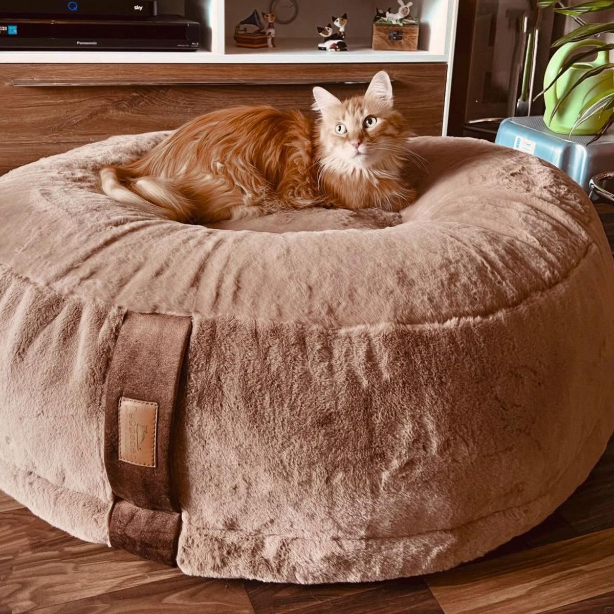 Hyggebed® - The Orthopedic Cat Bed Maroon